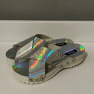 Iridescent DKNY Sandals